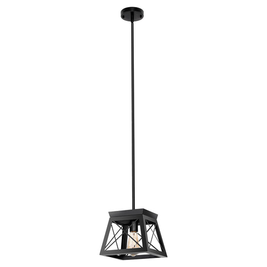 3 PCS Black Pendant Light Fixture, Vintage Industrial Hanging Lighting, E26 Base, for Dining Room Living Room Bedroom