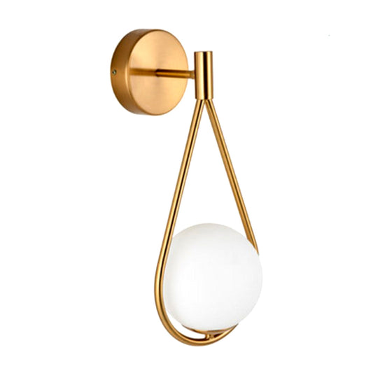 1-Light Gold Nordic Post-modern Creative Fashion Style, Indoor for Bedroom, Living Room, Wall Mounted Reading Light Fixture