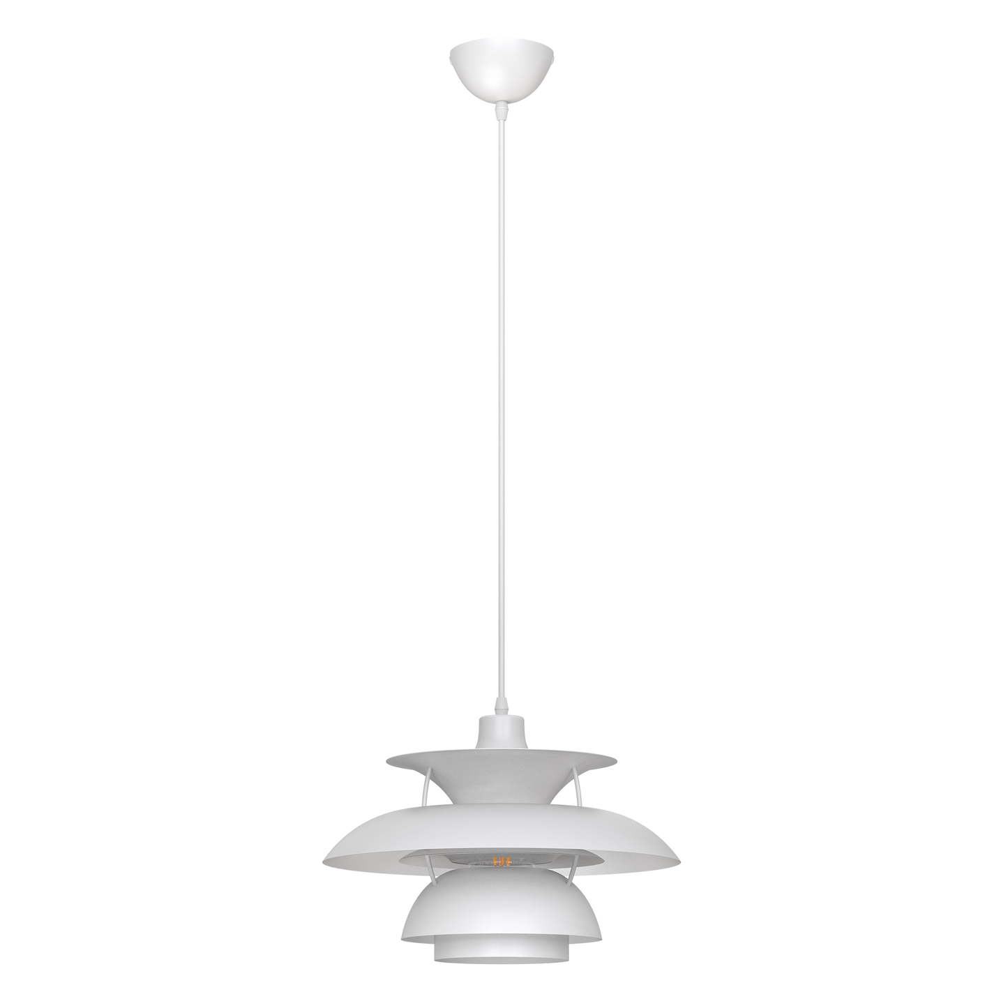 Creative Lampshade Pendant Light, Contemporary Modern Close to Ceiling Light Flush Mount Fixture 19.68" Wide for House Bedroom Hallway Living Room Dining Kitchen